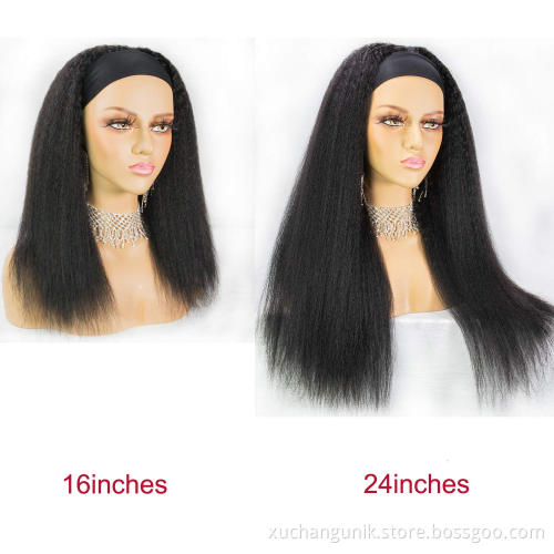 Cheap Wholesale Kinky Yaki Straight Lace Frontal Wig Raw Brazilian Virgin Human Hair Transparent Hd Full Lace Front Wig